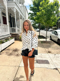 White Dottie Top