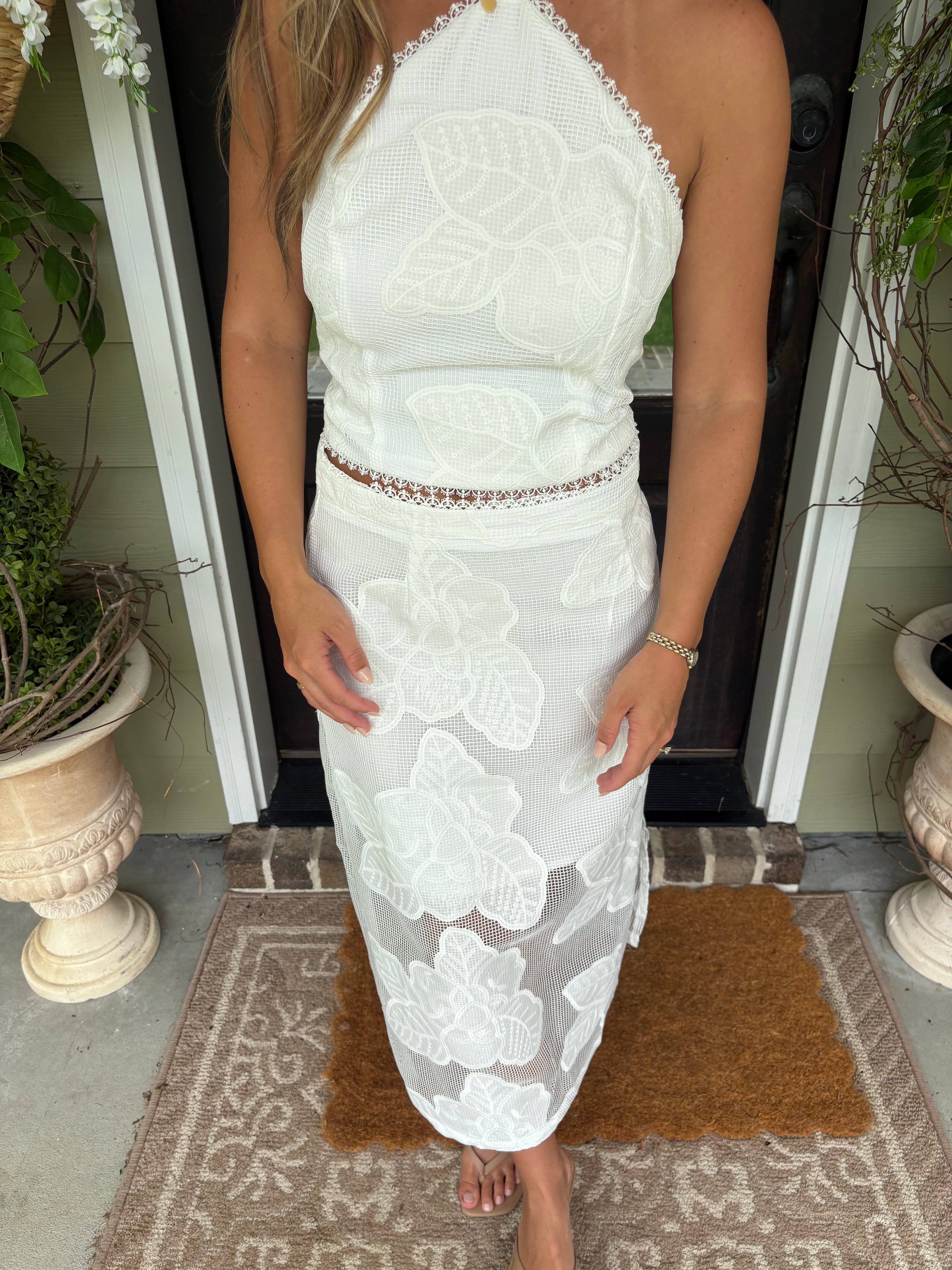 Capri Bloom Skirt Set