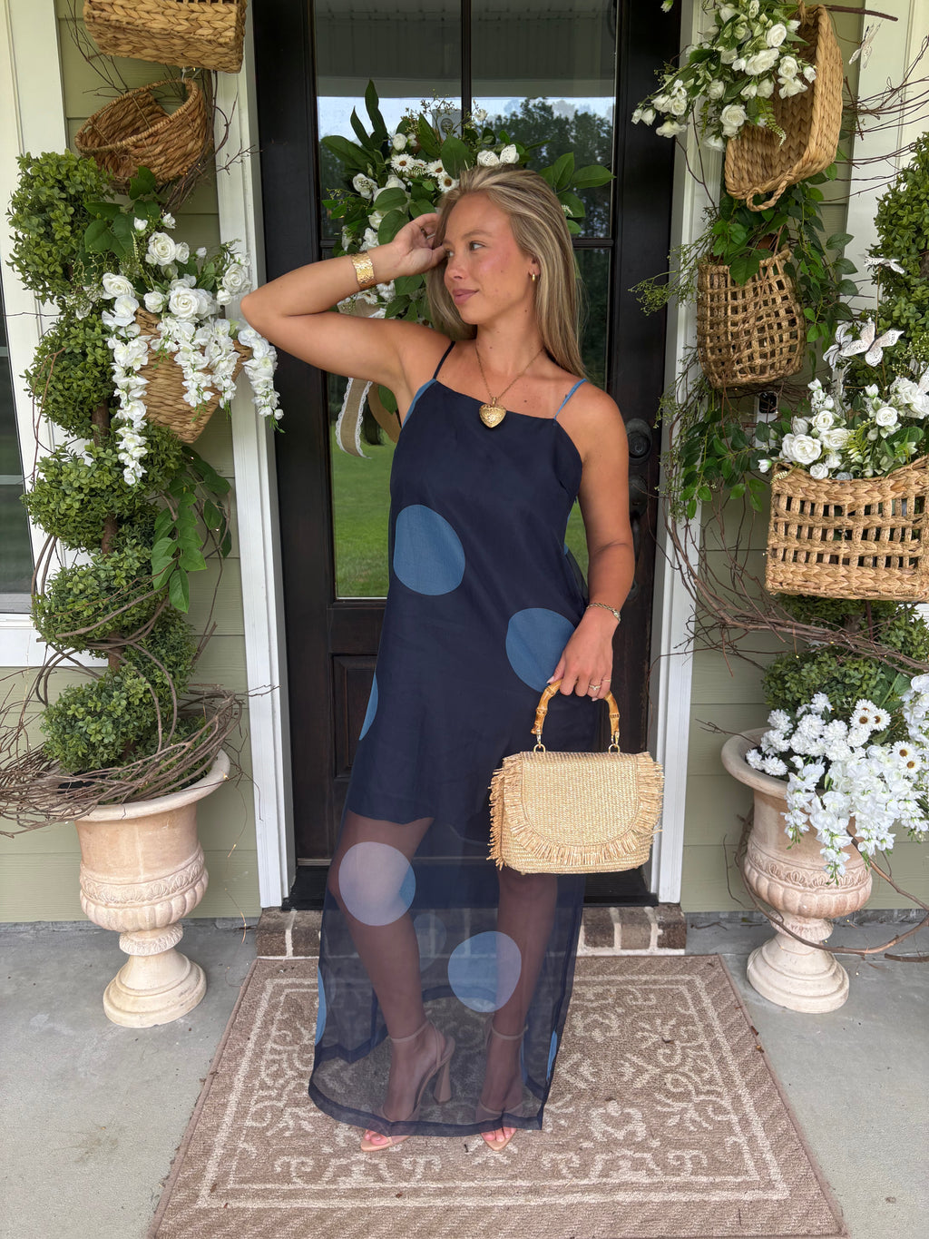 Portside Polka Dot Dress