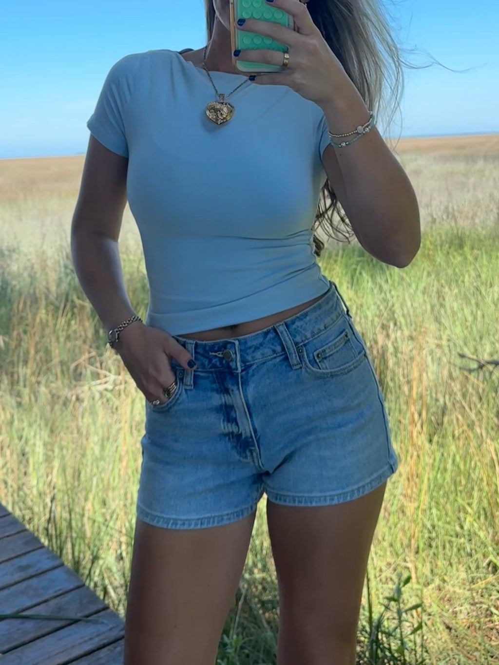 Blue Jean Breeze Shorts