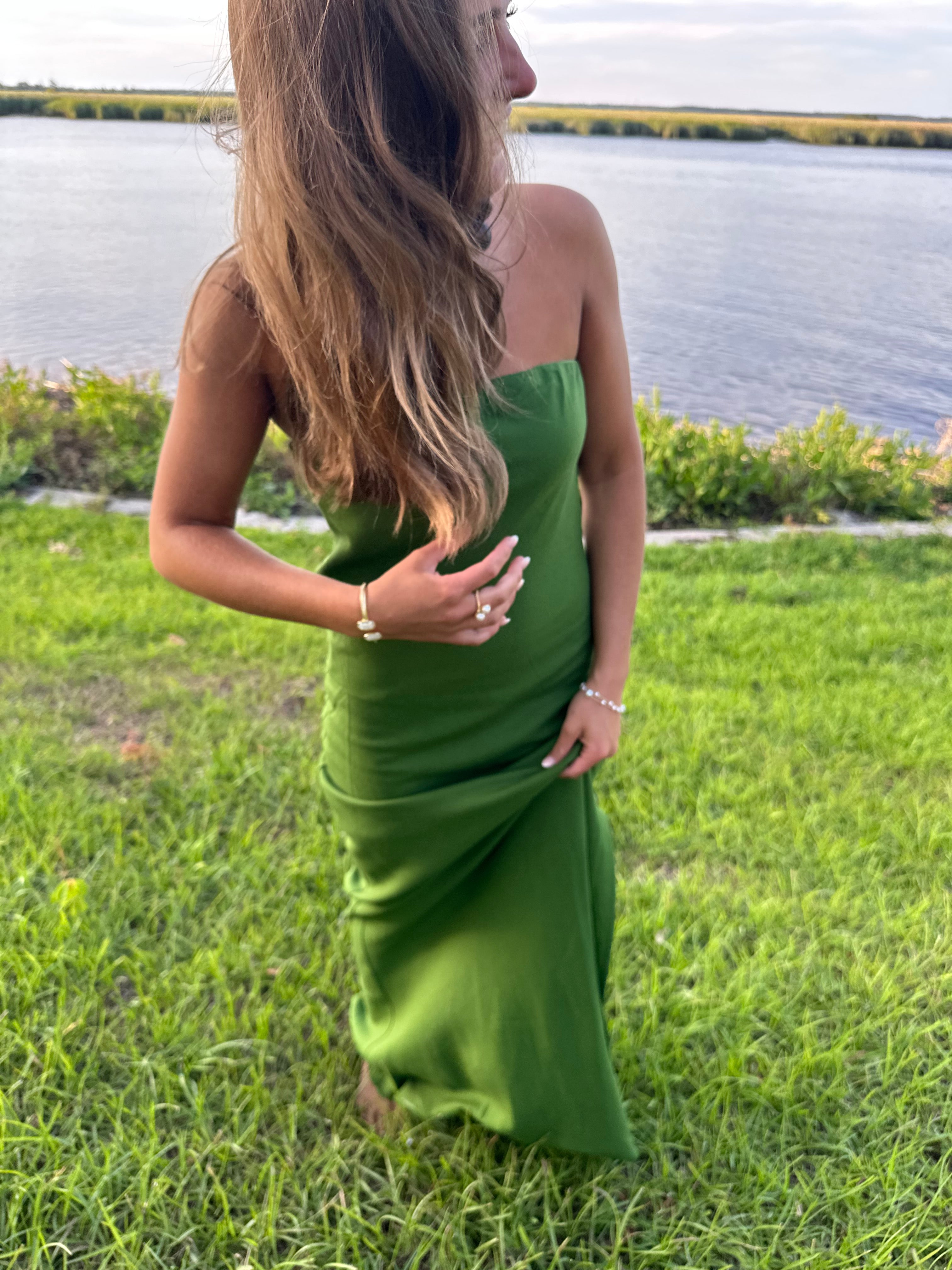 Ibiza Green Maxi Dress
