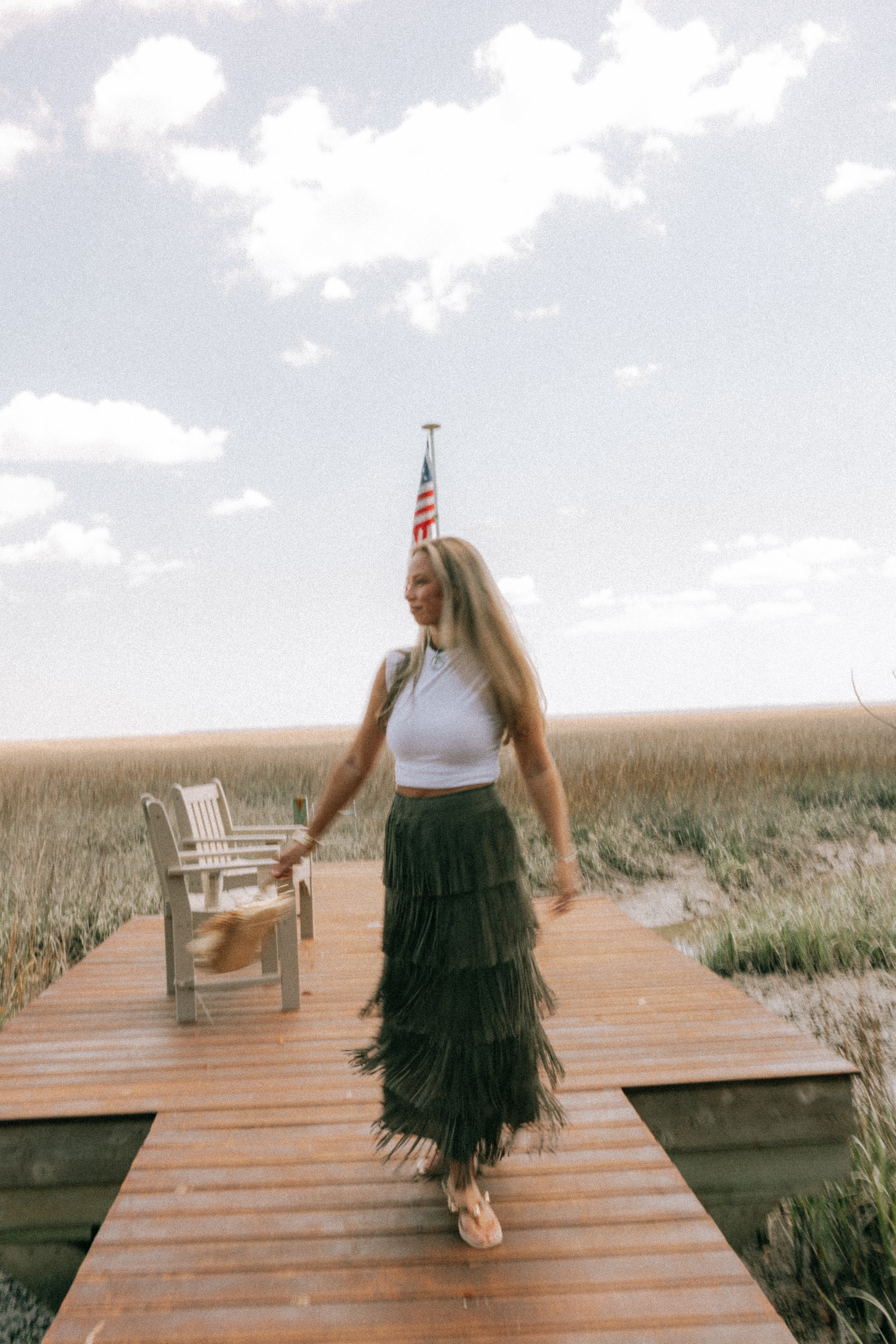 Lowcountry Fringe maxi