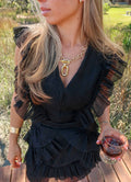 Midnight Tide Skirt Set