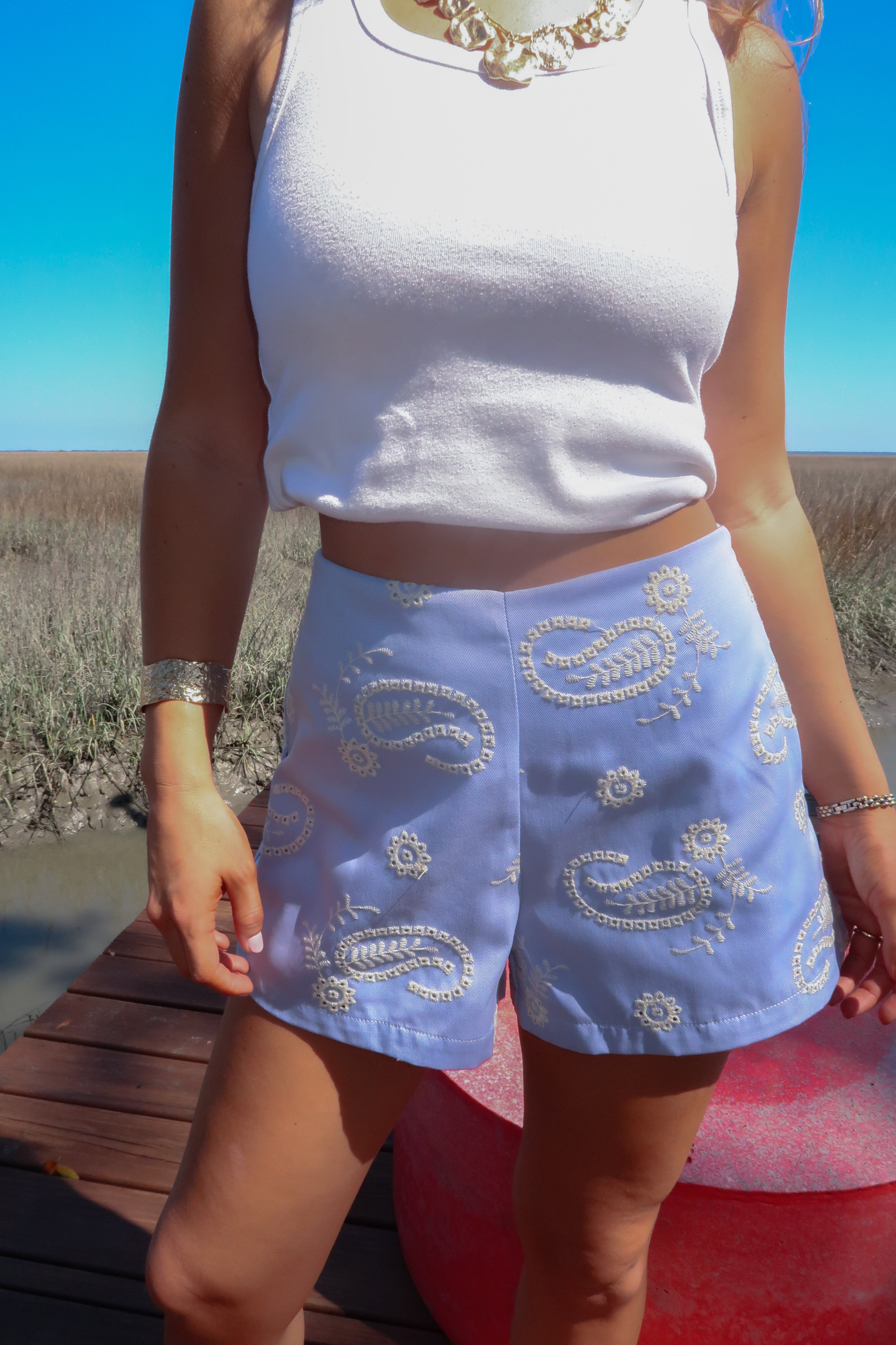 Paisley shorts