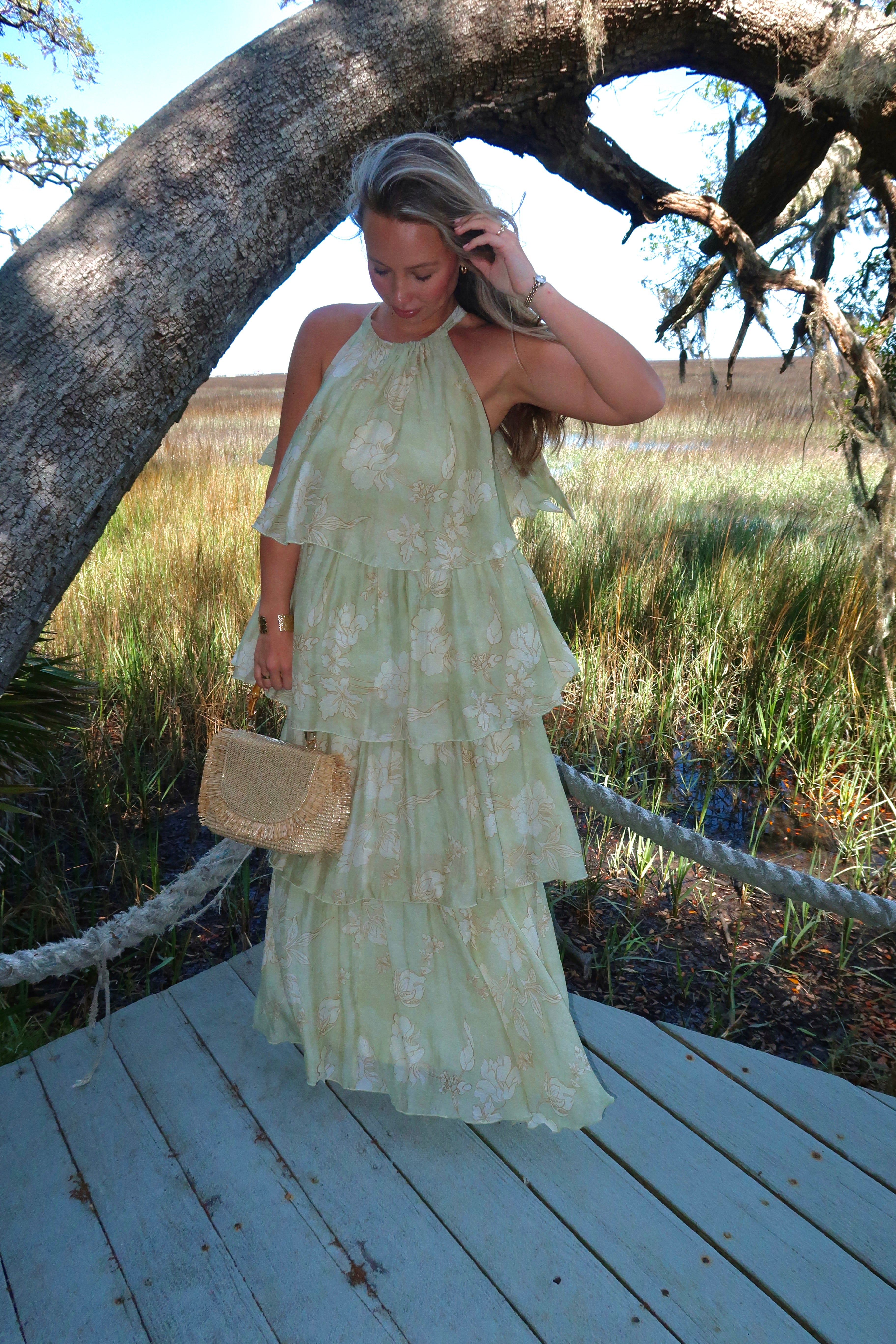 Magnolia Tiered Maxi