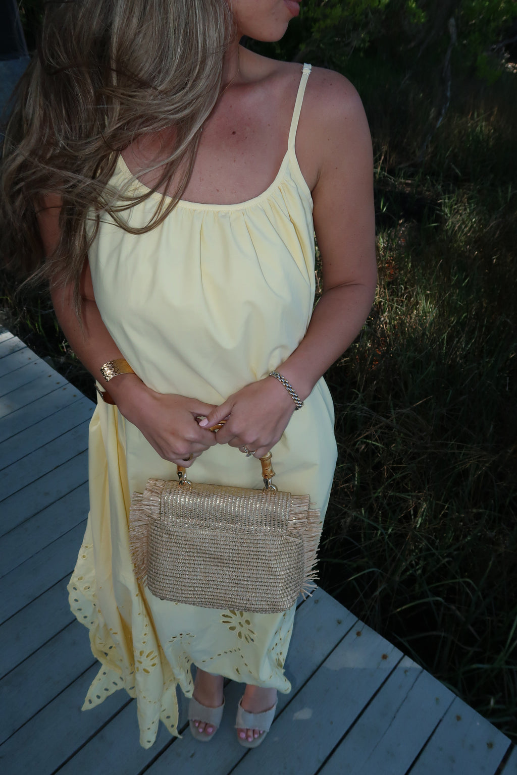 Daisy Eyelet Midi